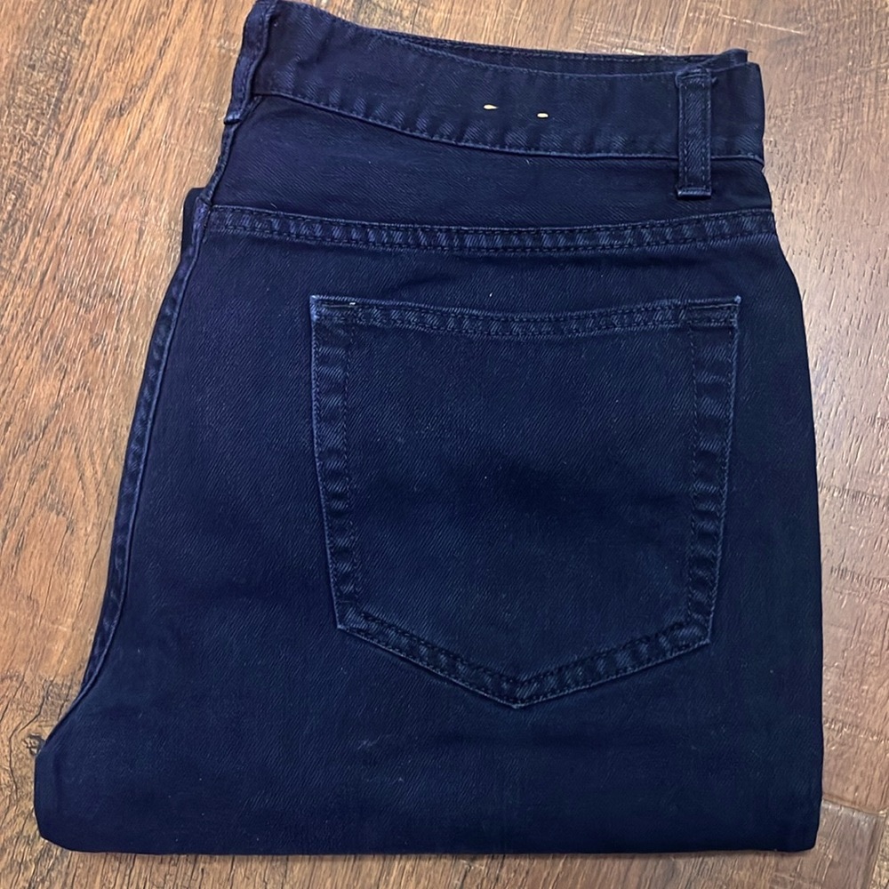 J Crew True Blue Denim Vintage Slim Straight 33x32